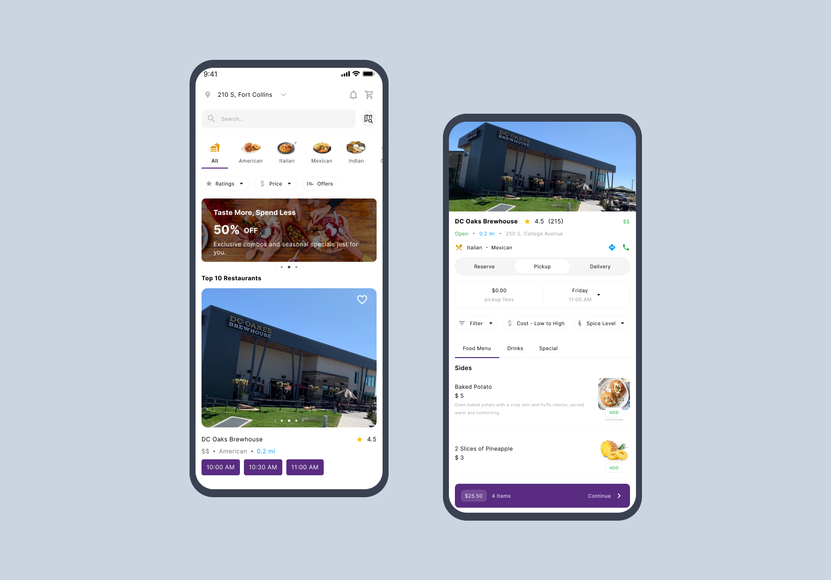 Guest-facing booking and dining experience powered by Smart Dining