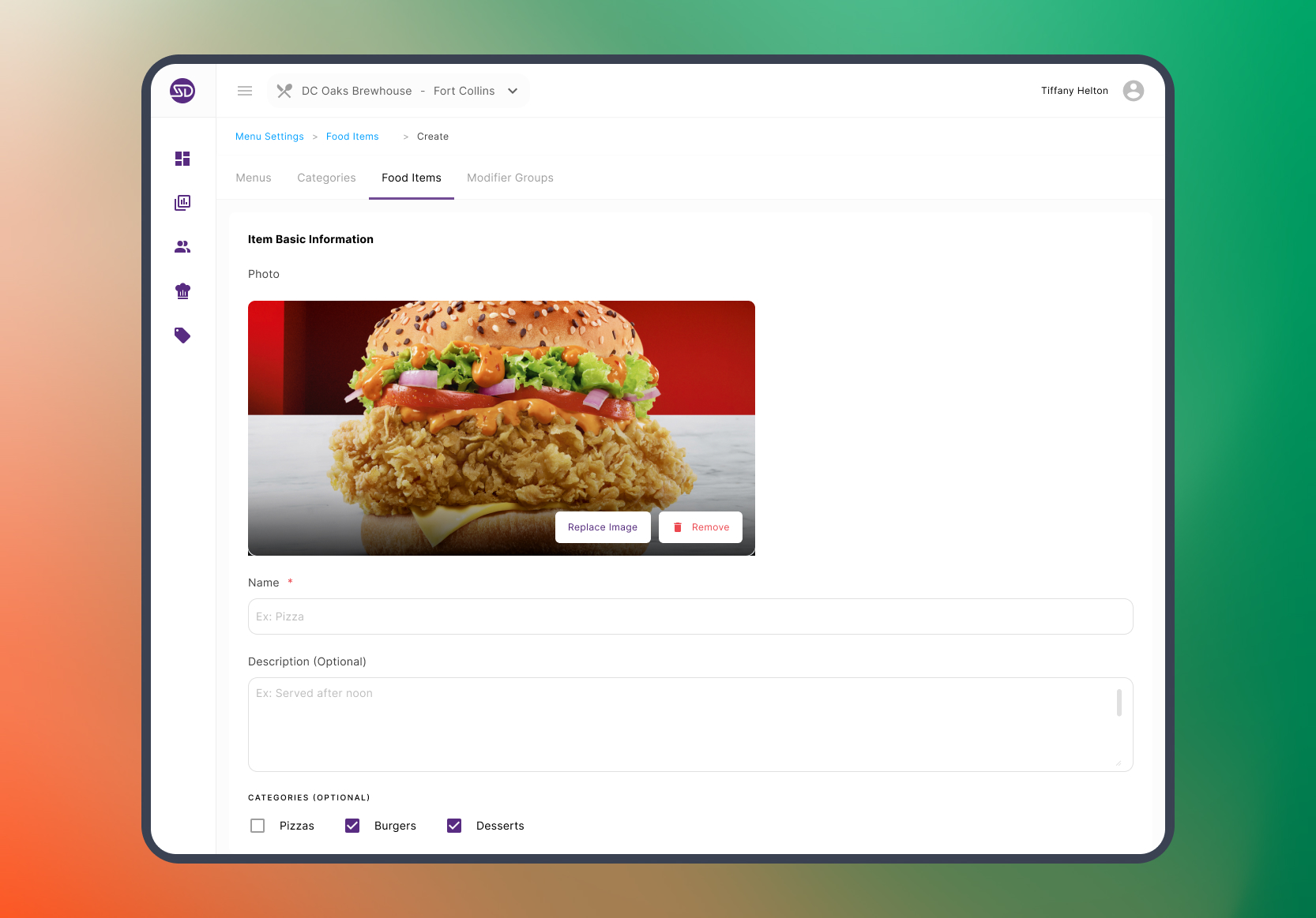 Smart Dining Restaurant Portal